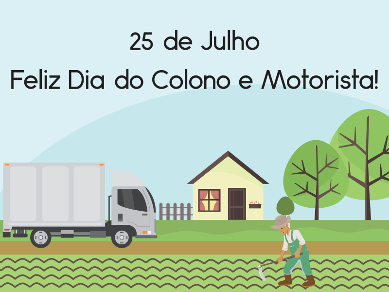 PARABÉNS COLONOS E MOTORISTAS